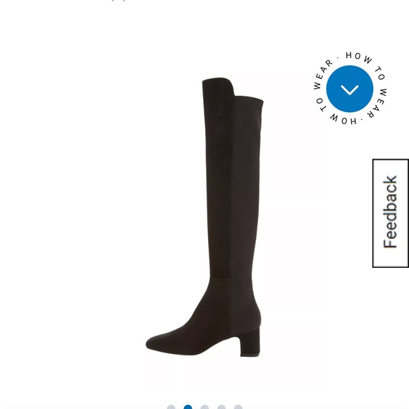 Stuart Weitzman Gillian suede knee-high boots size 10 - Picture 3 of 6